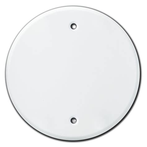 blank cover for four inch round electrical box|round weatherproof outlet cover.